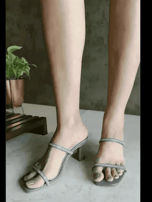 Matisse Blue Heels - cunei